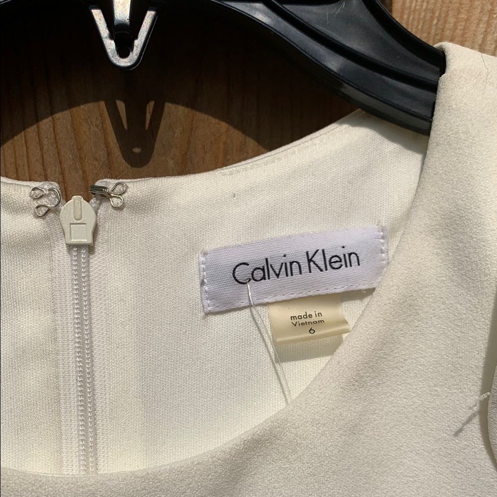 Calvin Klein Cream Dress - Picture 2 of 6